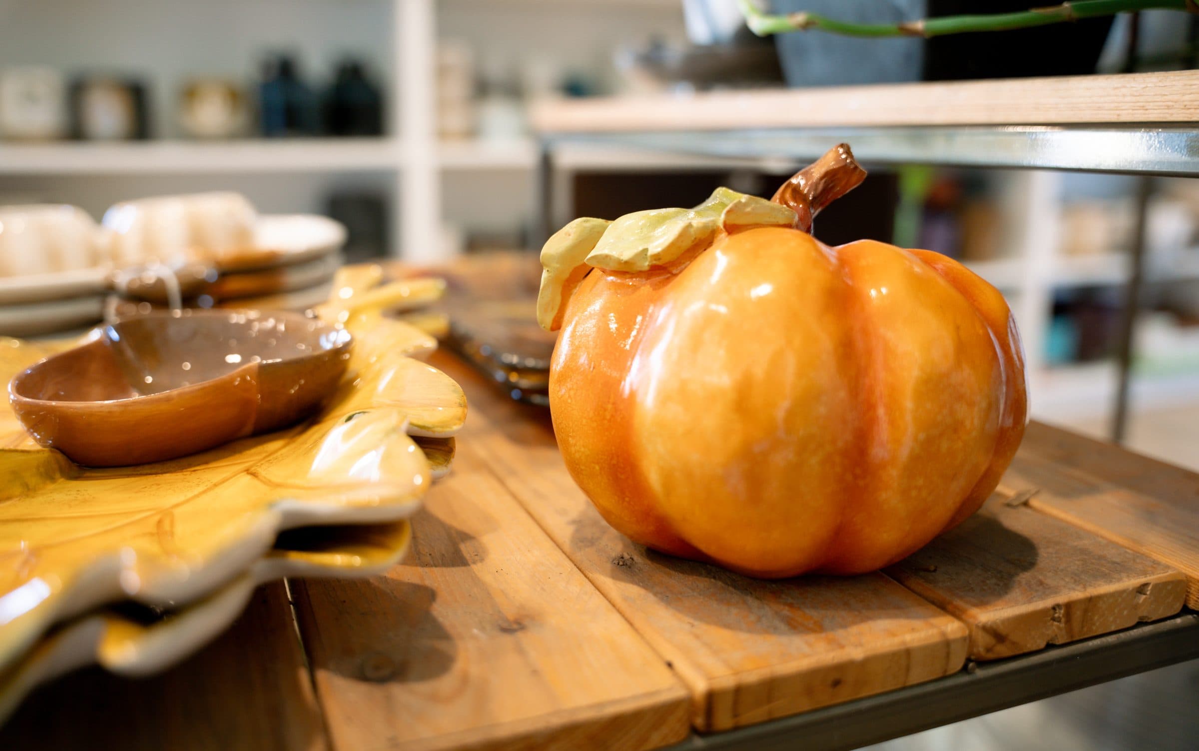 Ceramic pumpkins