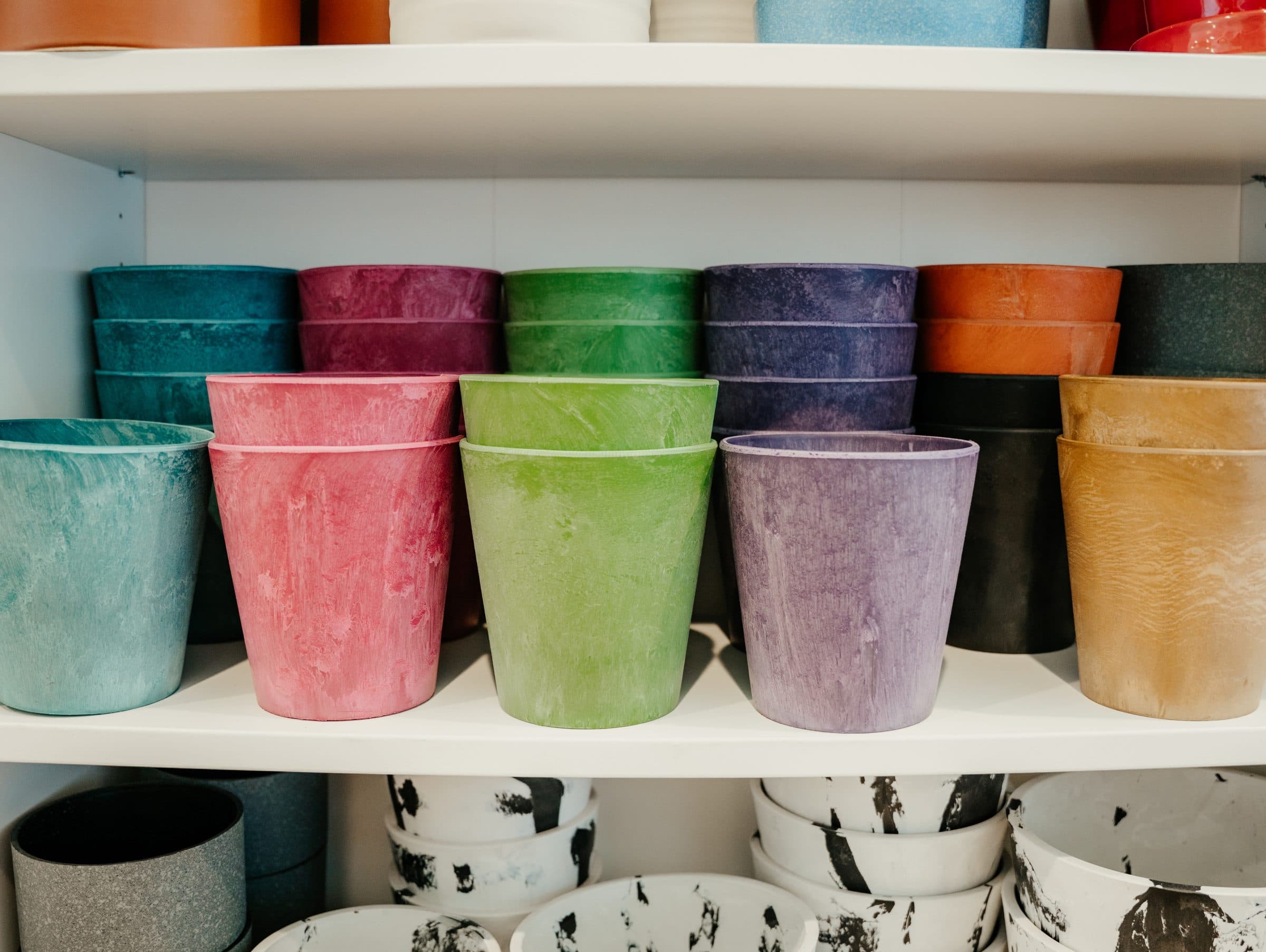 Pots in every color