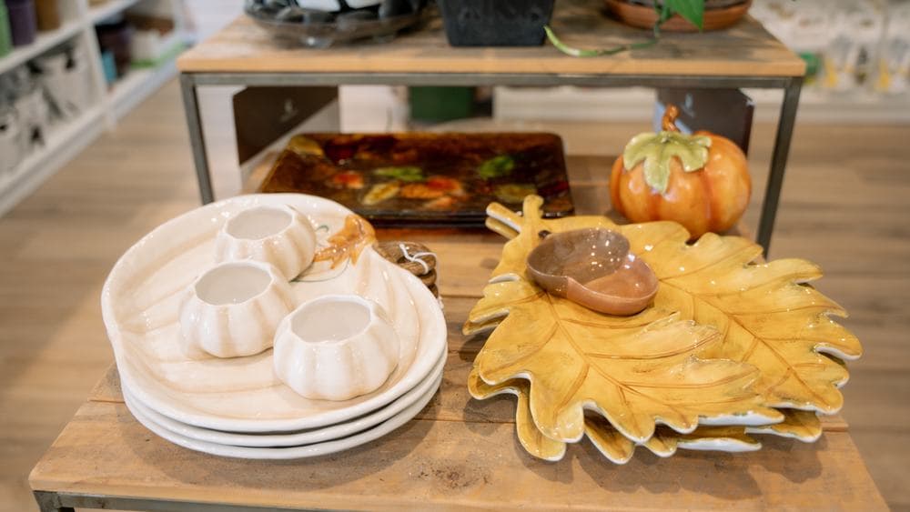 Fall serving pieces