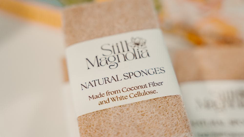 Natural coconut sponges