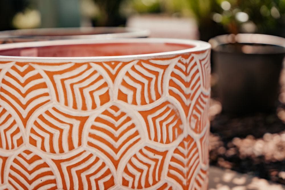 Patterned terracotta
