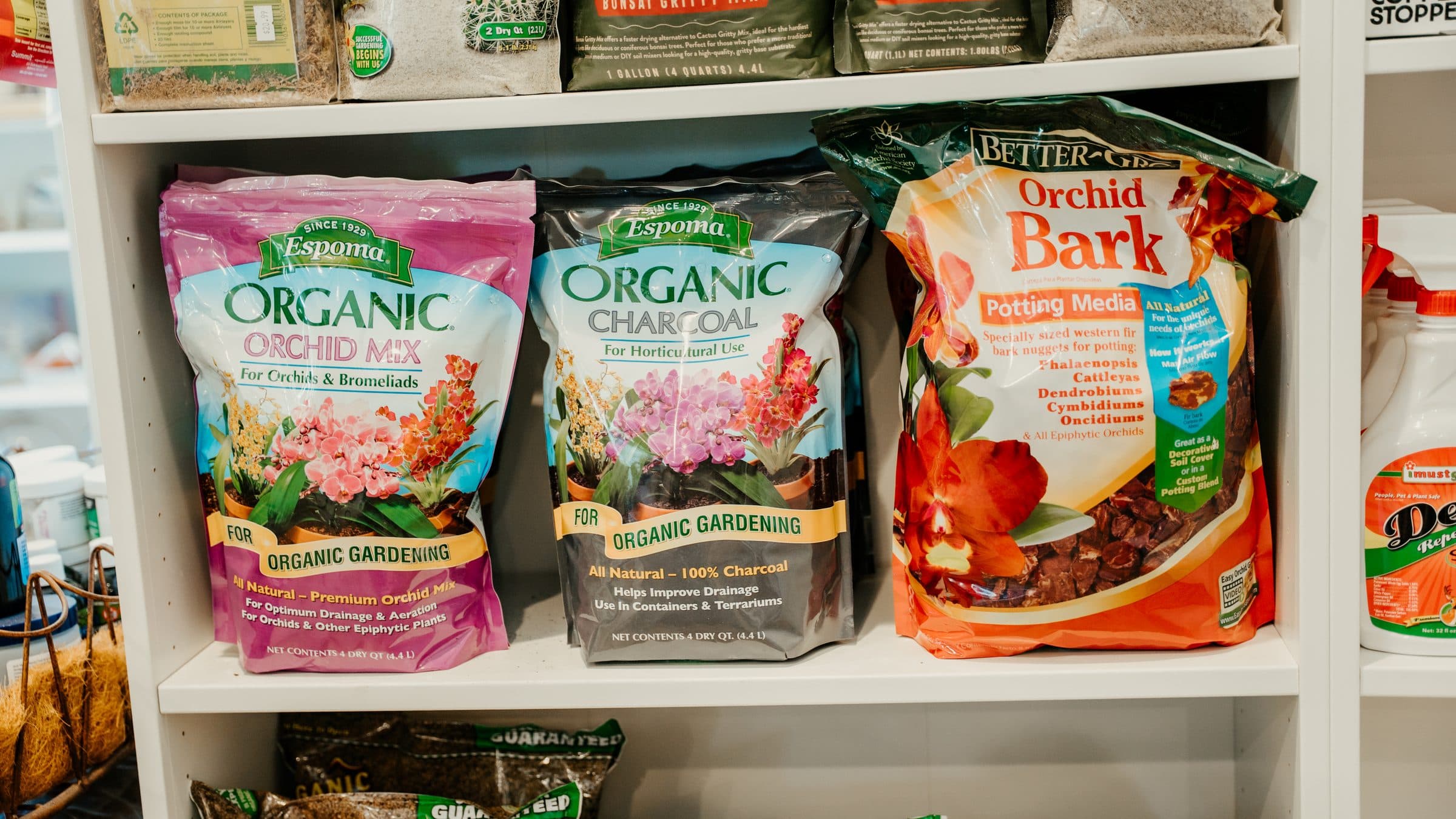 Orchid mix and potting media