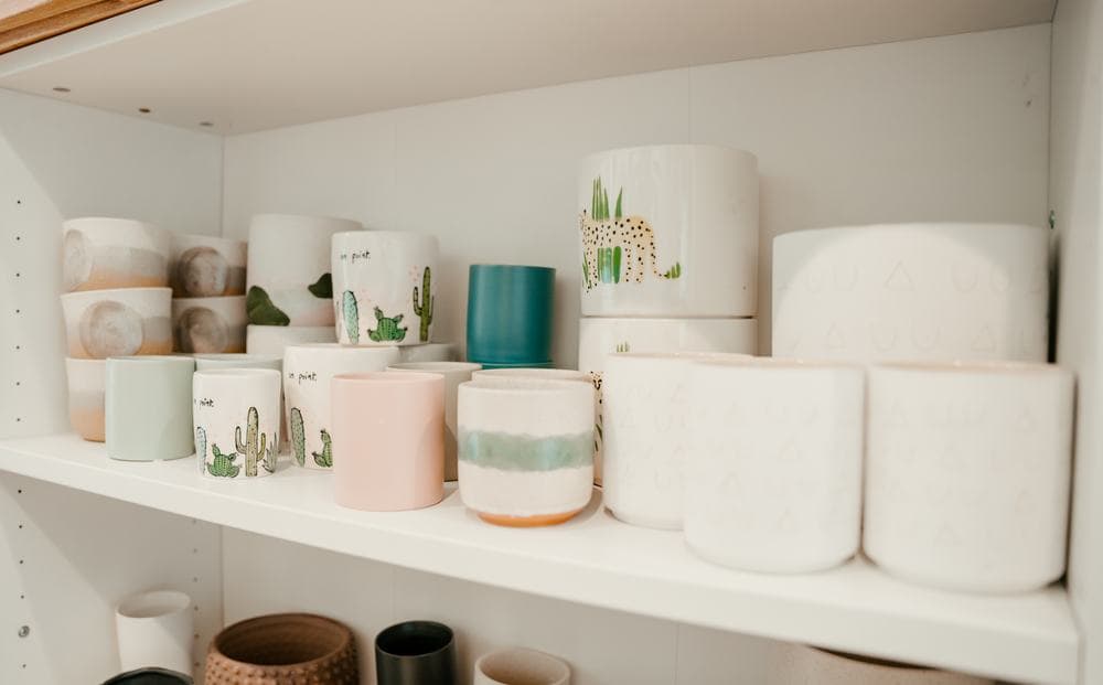 Printed indoor pots