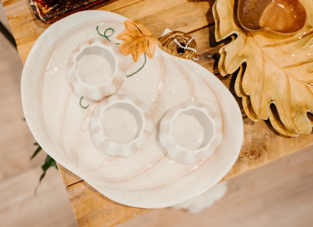 Pumpkin serving dishes