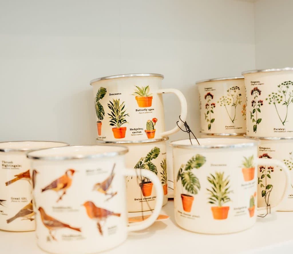 Botanical mugs