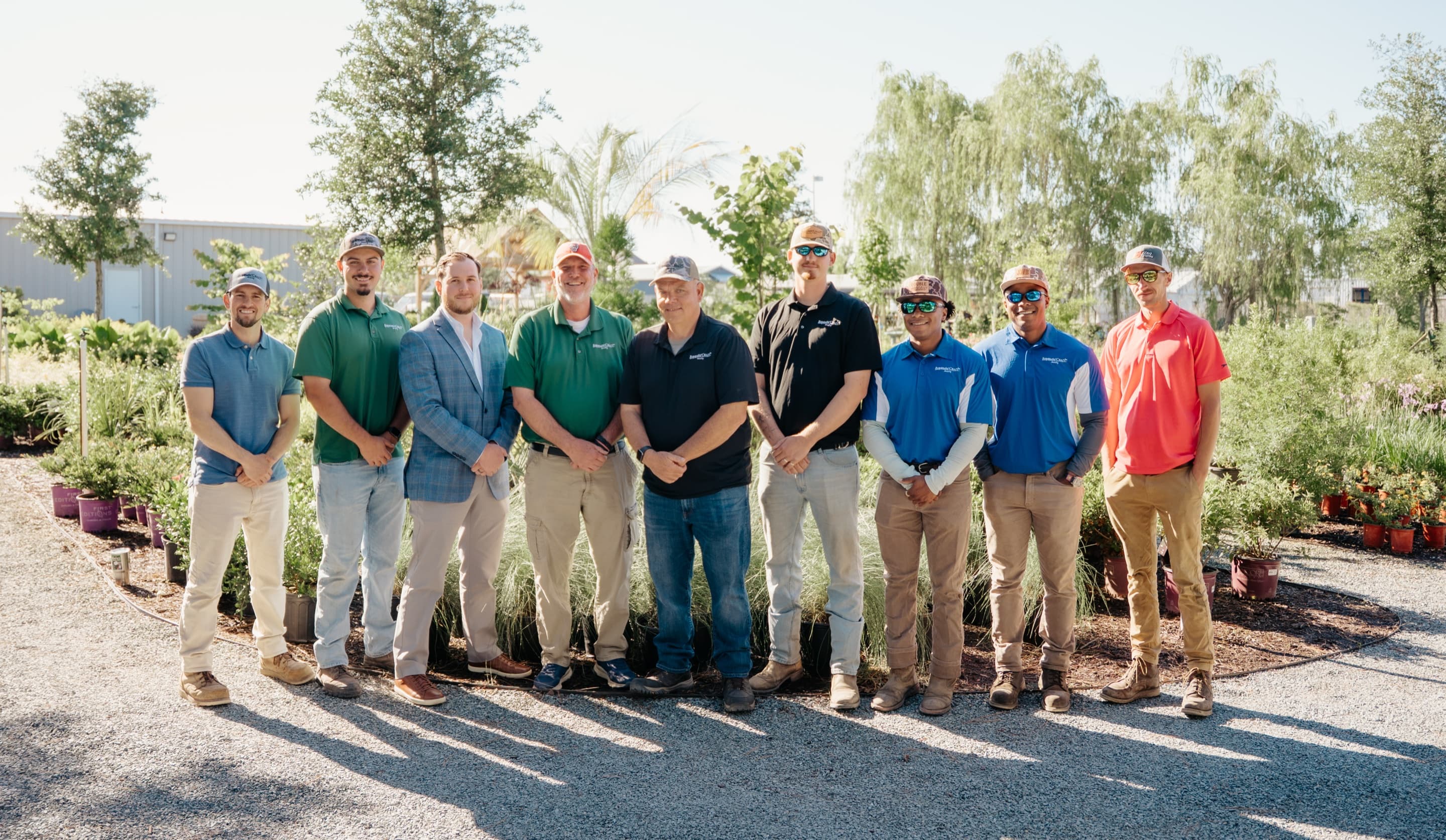 The Bloomin' Crazy crew at the nursery in Leland, North Carolina.