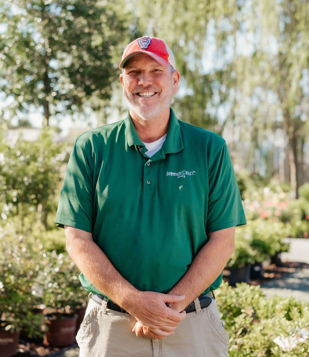 Bert Totten, irrigation supervisor at Bloomin' Crazy in Leland, NC