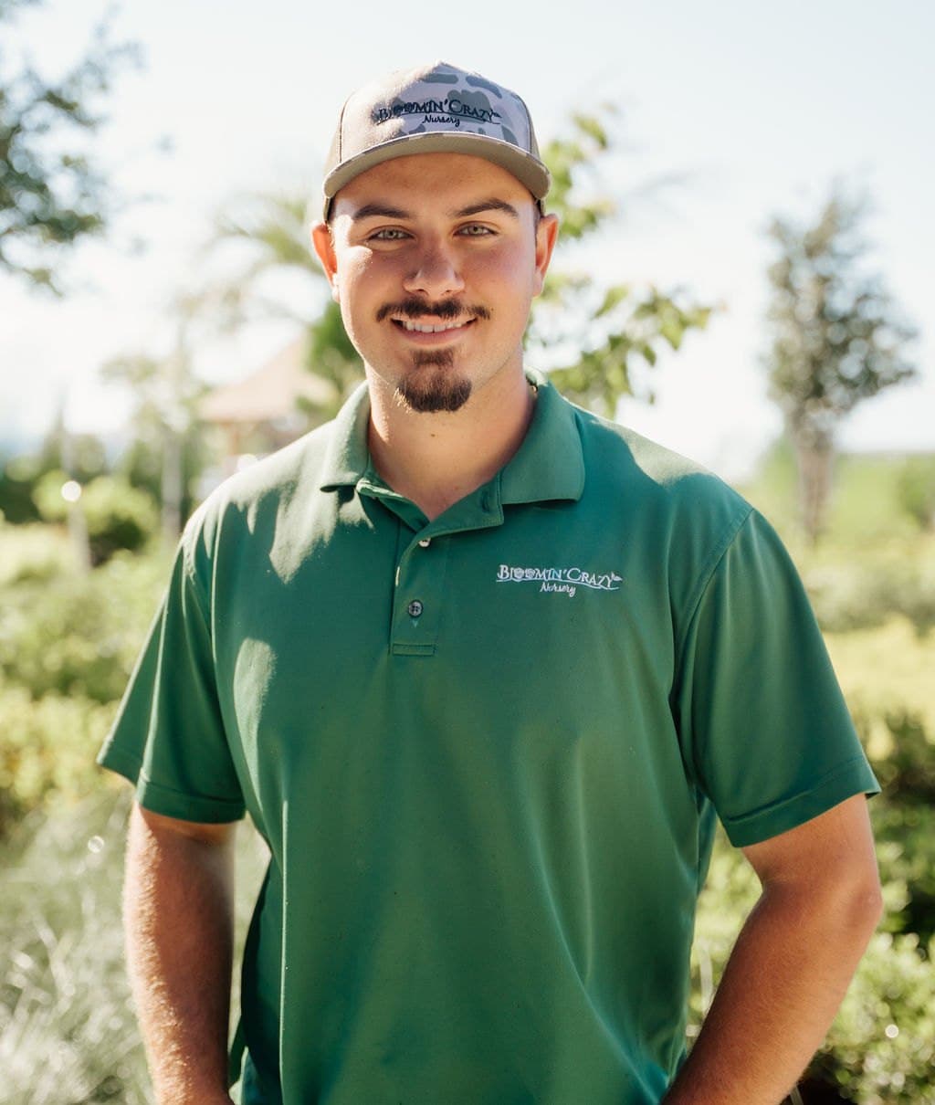 Kenneth Frank Jr., crew lead at Bloomin' Crazy in Leland, NC