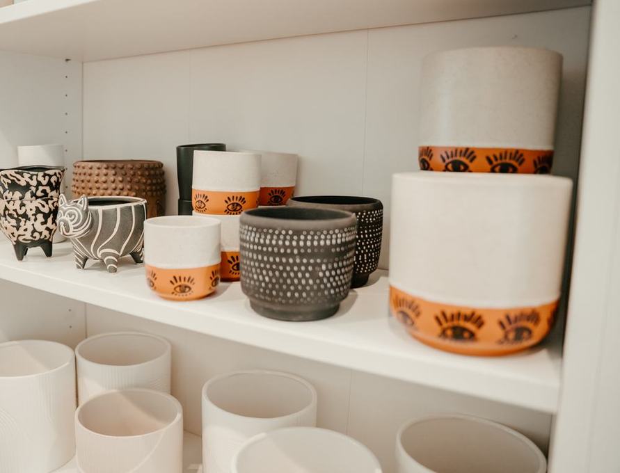 Patterned planters