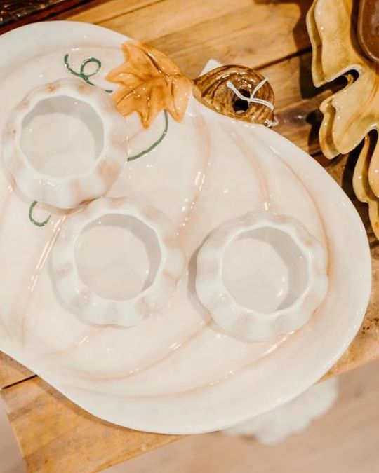 Pumpkin serving dishes
